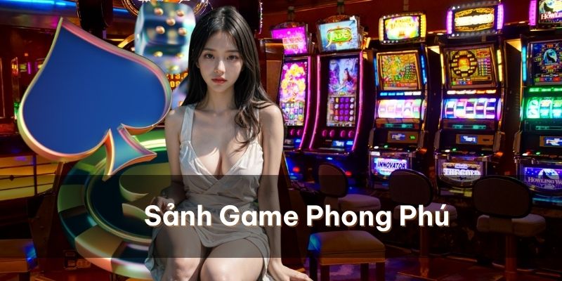 Sảnh game với vô vàn lựa chọn phong phú